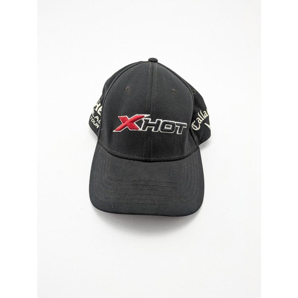 Mens Callaway Xhot Hex Black Tour Odyssey Adjustable Golfing Baseball Cap Hat